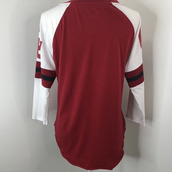 Touch by Alyssa Milano Womens Oklahoma Sooners NCAA VNeck T-Shirt Size Large - Picture 6 of 13